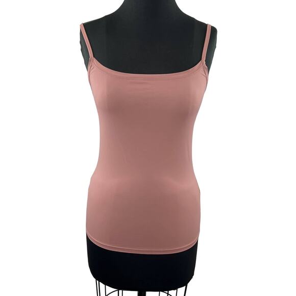 Intimissimi Pink M Camisole Top Cotton Scoop Neck Spaghetti Strap Pullover - Picture 1 of 6